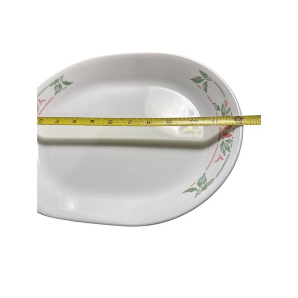 Corelle By Corning Island Breeze Pattern Oval Platter 12" x 10" Vintage Retired - Picture 4 of 5